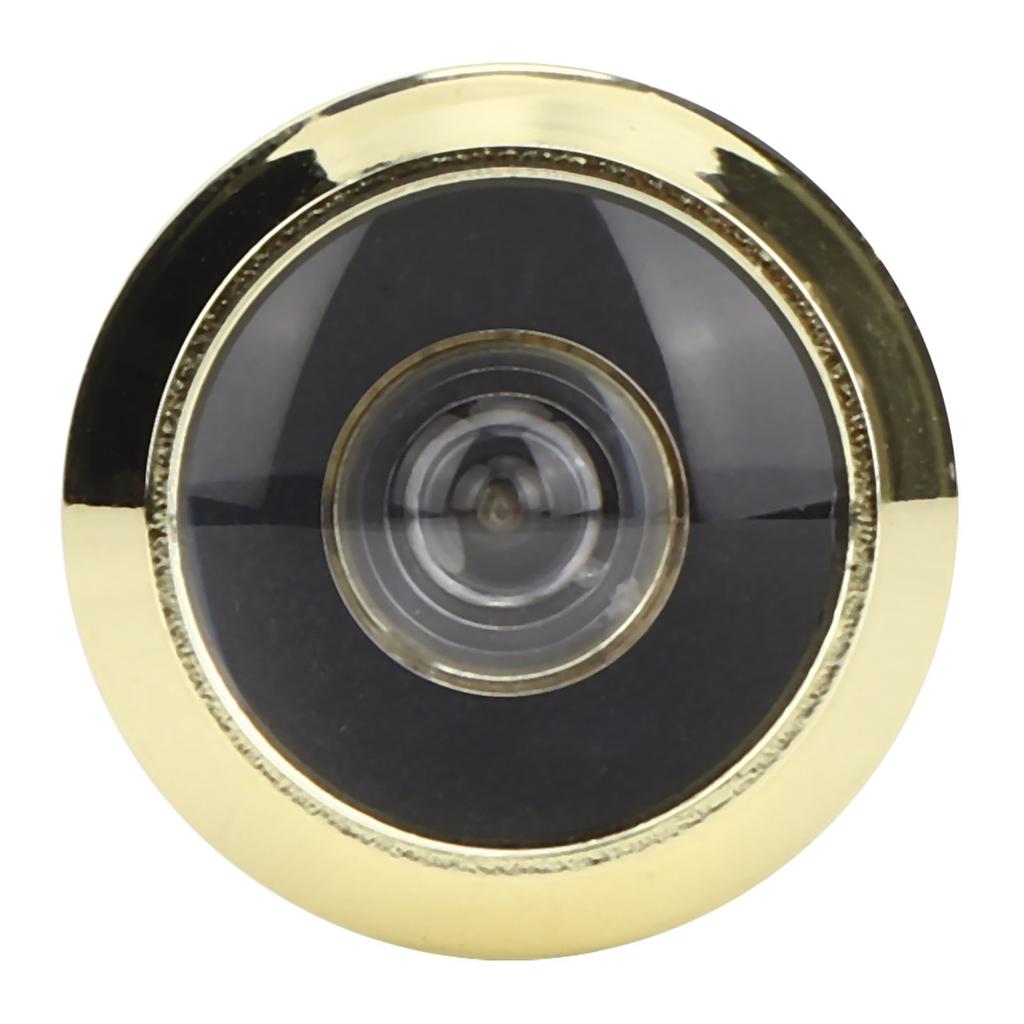 Anti Theft 220 Degree Viewing Angle Safety Door Viewer with Back Cover for Home Use(Gold )