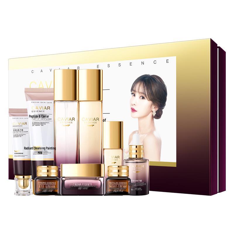 Opeizhenmei Aufhellendes Reparatur Hautpflege Set: Toner, Lotion, Serum, Gesichtscreme, Primer, Foundation.