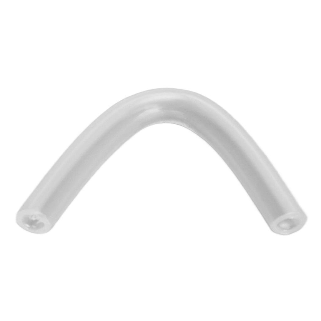 10pcs Tubo para Aparelho Auditivo em Forma de V Transparente de Substituição PVC Tubo de Som para Fones de Ouvido de Aparelho Auditivo
