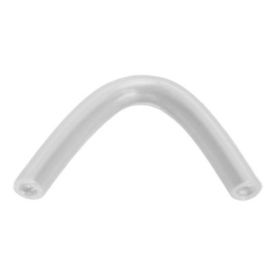10pcs Tubo para Aparelho Auditivo em Forma de V Transparente de Substituição PVC Tubo de Som para Fones de Ouvido de Aparelho Auditivo