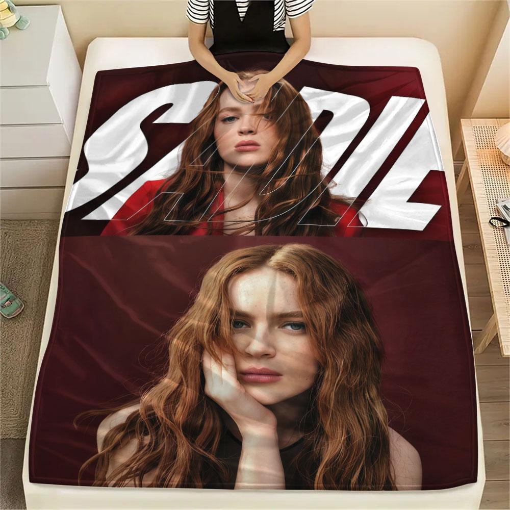 Sadie sink Printed Flannel Blanket, soft throw for bedroom sofa, washable, fan merchandise, great gift.