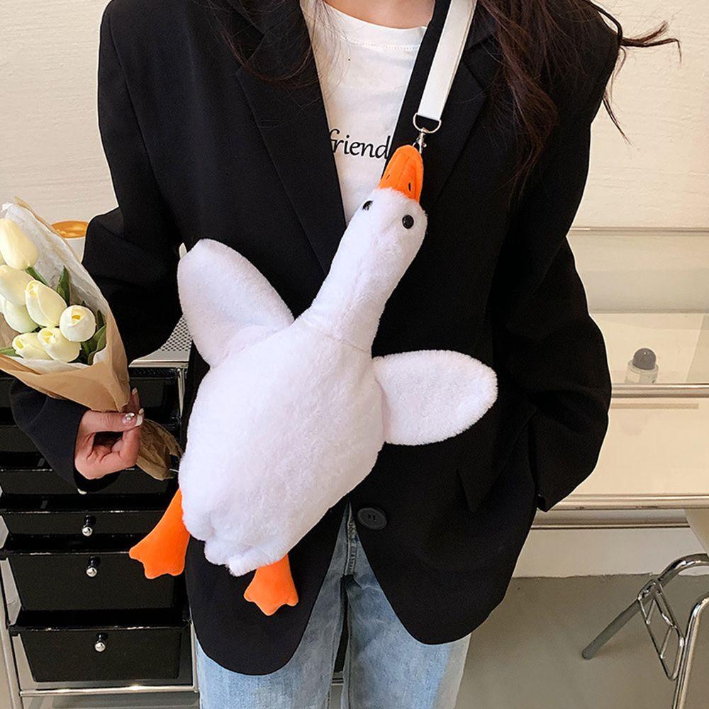 New Cute Shoulder Bag Plush Cartoon Backpack Doll Gift Bear Bag Women Girls