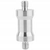 Tripod sleeve adapter 1/4" male to 1/4" male aluminum reduction 39 mm