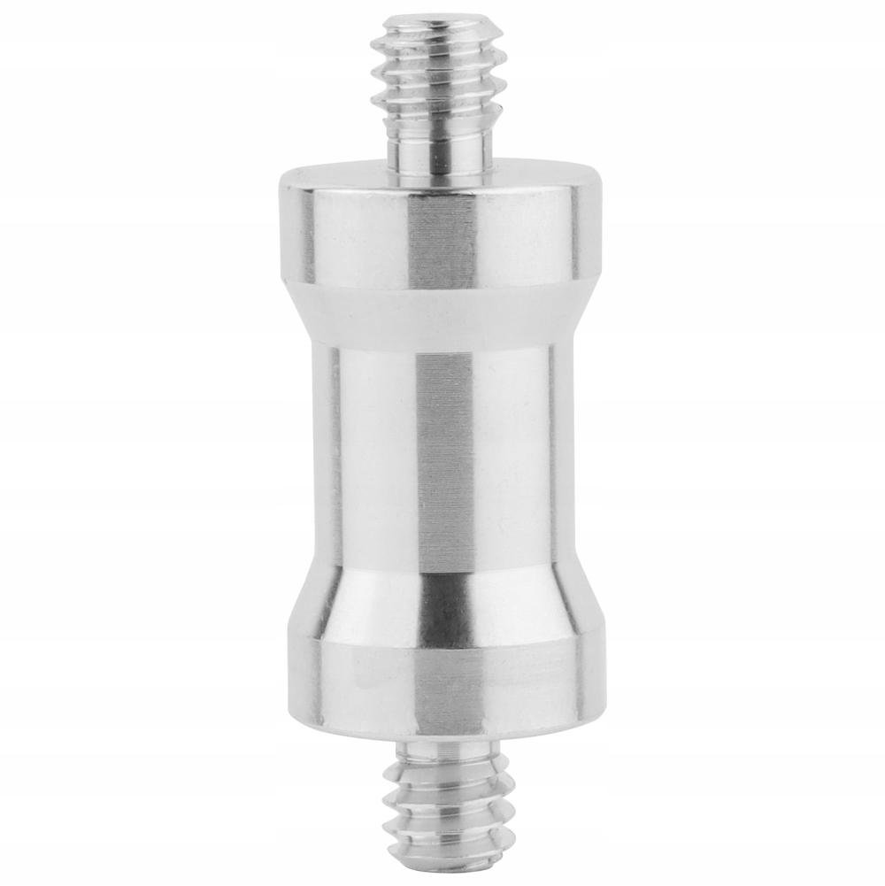 Tripod sleeve adapter 1/4" male to 1/4" male aluminum reduction 39 mm