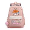 Cute Cartoon Printed Backpack Student Kid Schoolbag Women Large Capacity Waterproof Bookbag Kid Birthday Gift Travel Bag
