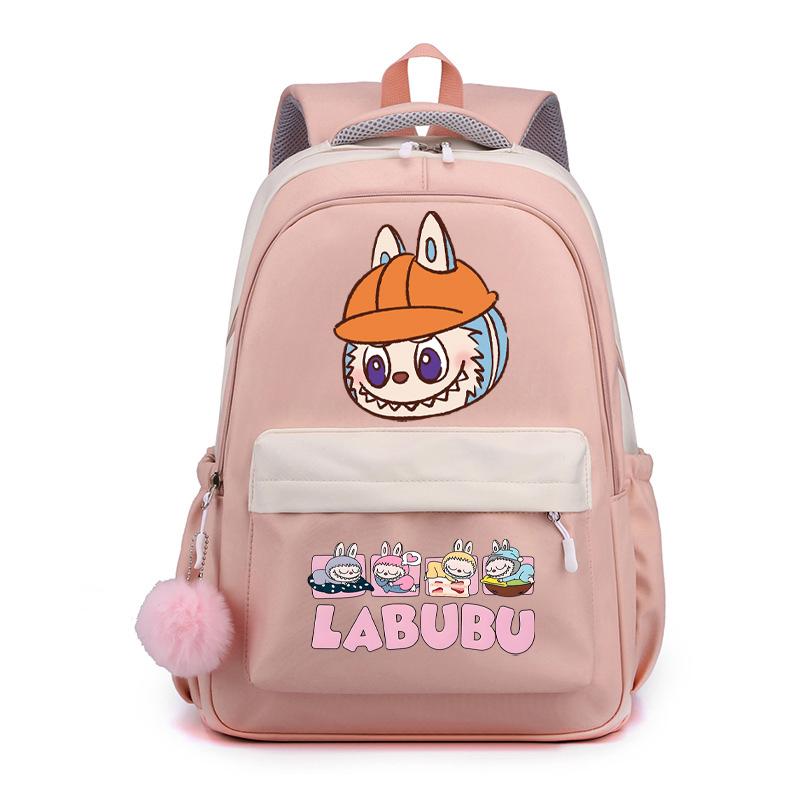 Cute Cartoon Printed Backpack Student Kid Schoolbag Women Large Capacity Waterproof Bookbag Kid Birthday Gift Travel Bag