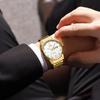 Quartz Business Watch with Day and Date Round 40mm Stainless Made In Japan Diamond Water Resistant Men's Calendar, Display, Face, Diameter, Steel,
