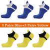 6 Pairs Toe Socks Men Cotton Striped Ankle Socks Sport Breathable Mesh Shaping Anti Friction No Show Short Sock With Five Finger
