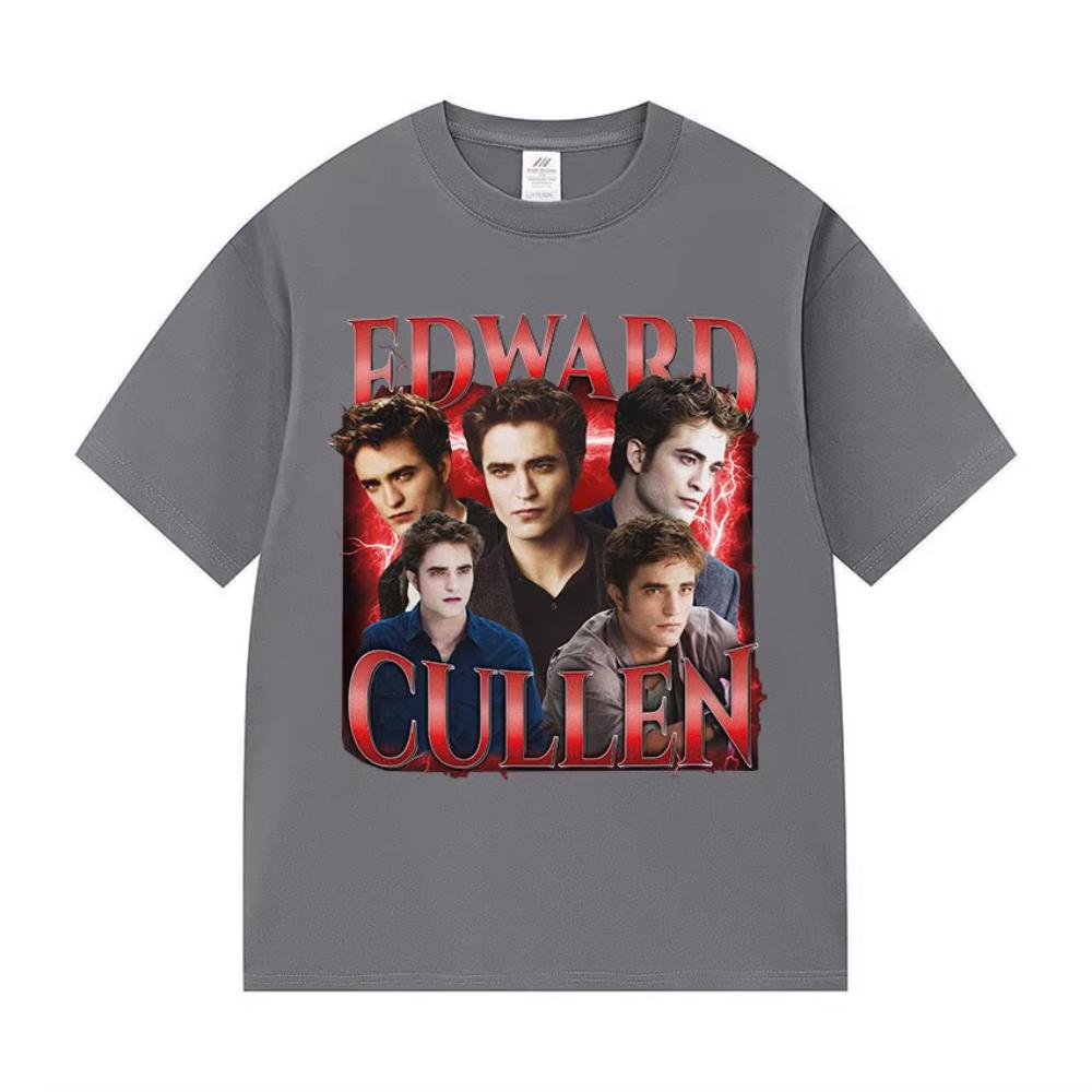 Limited Twilight Eggward Cullen Graphic T Shirts Unisex Women Harajuku High Quality Retro Tshirt Clothing Oversized Cotton Tshirt