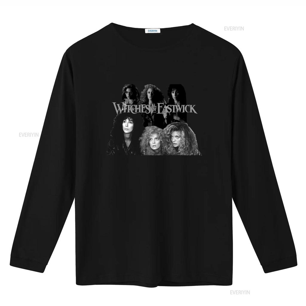 La Streghe di Eastwick Estetica Vintage Anni '80 Film Horror Maglietta Con Stampa di Cher Susan Sarandon Michelle Pfeiffer Vintage