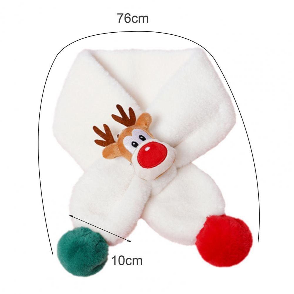 Outdoor Scarf Autumn Winter Windproof Apparel Accessories Cartoon Scarf Christmas Scarf Kids Scarf