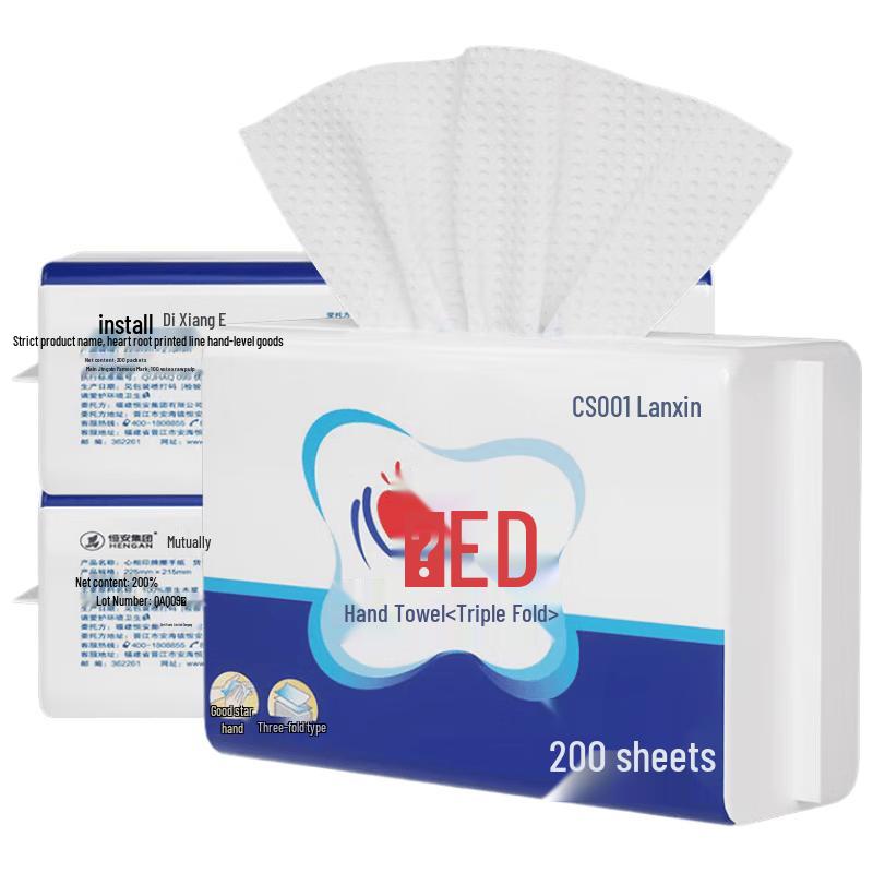 Heart to Heart Three-Fold Hand Towels