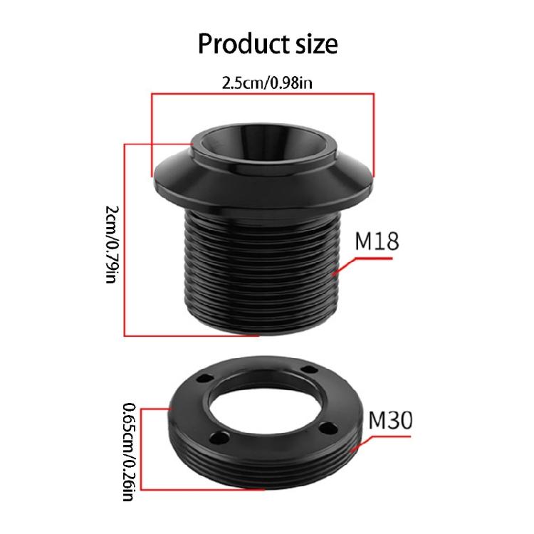 Aluminum Alloys Bicycles Crank Cap Tool Professional Bike Crank Side Cover Wrenches for Smooth And Secure Adjustments