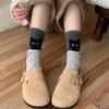 Herbst Winter Peekaboo Katze Cartoon Mittelhohe Socken Kawaii Niedlich Warme Socken Baumwolle Haus Schlaf Socke Weich Bequem Tägliches Tragen Geschenk