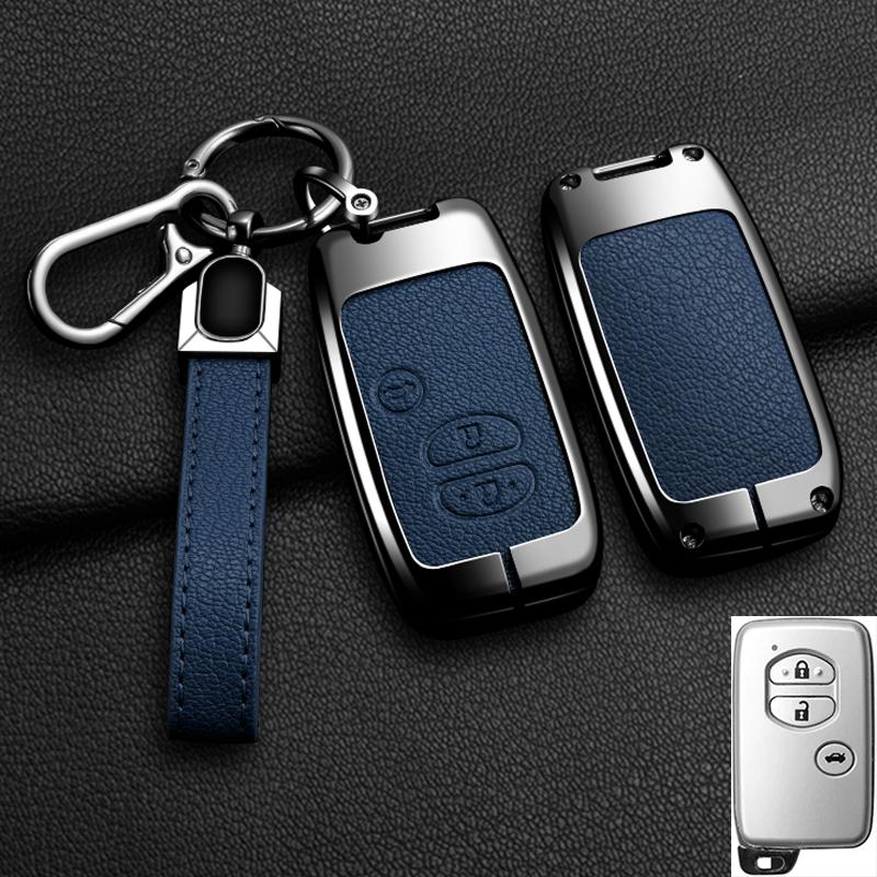 Legierung Auto Schlüsselhülle Abdeckung Schale Fob Für Toyota Prius 30 Alpha Aqua Land Cruiser Auris Für Lexus LC 200 2012 - 2014 Teile Schlüsselanhänger