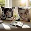 Handsome Kpop Idol HHwang HyunJin Cushion Cover Pillowcase Antidustmite Invisible Zipper Short Plush Sofa Cushion