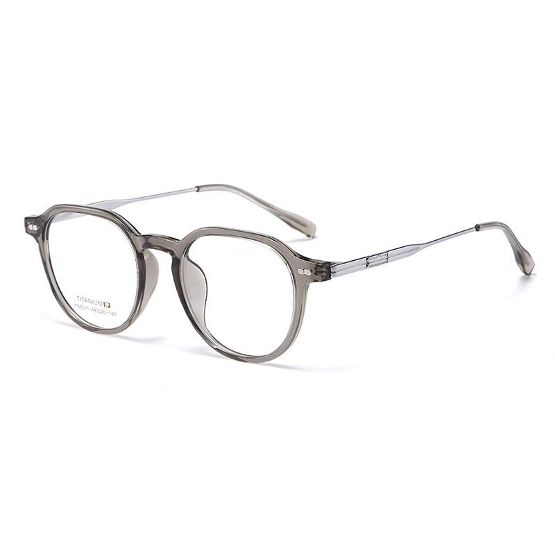 New TR Titanium Ultra-Light Korean Style Eyeglass Frame - Trendy, Versatile & Artistic Retro Design
