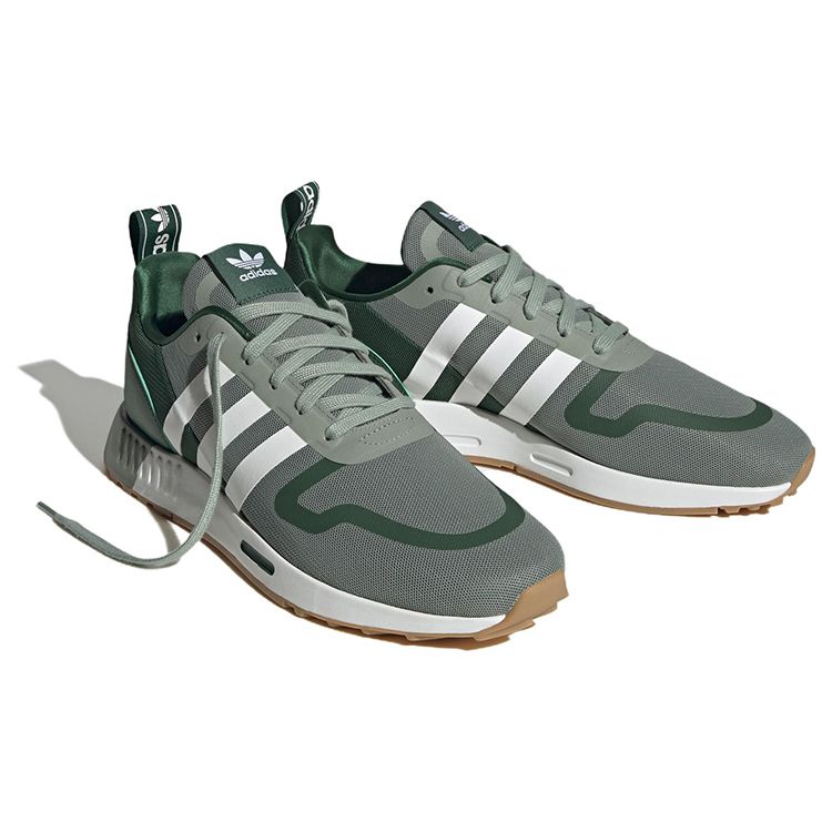 Adidas Originals Multix Comfortable Fabric Slip-Resistant Durable Lightweight Low-Top Running Shoes Unisex Sneakers Green HP2842