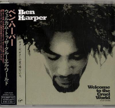 CD BEN HARPER  THE INNOCENT CRIMINALS  Welcome To The Cruel VJCP25088 Virgin 1994 Japan SoulFunk Used