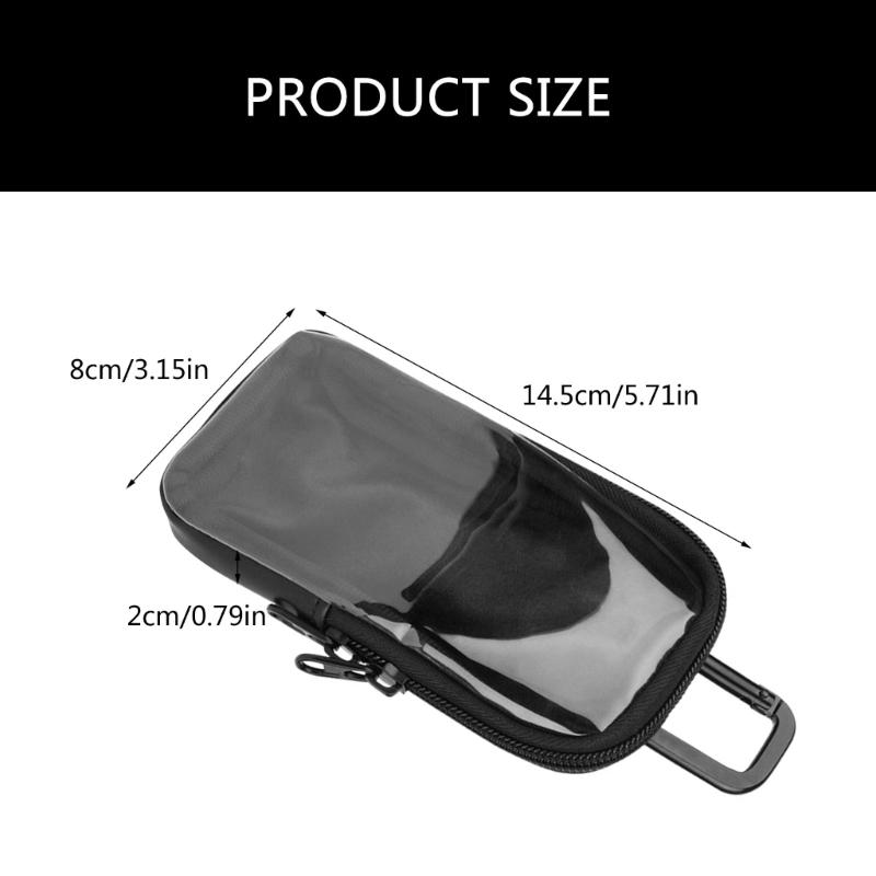 Portable Carrying Case For Touch 5/6/7 and 5 Series, 2 Zippers, Belt Clip With Carabiner