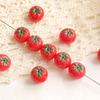 5Pcs Multicolor 3D Fruit Shaped Loose Beads for DIY Handmade Bracelet Keychain Jewelry Making Craft for Home School Use