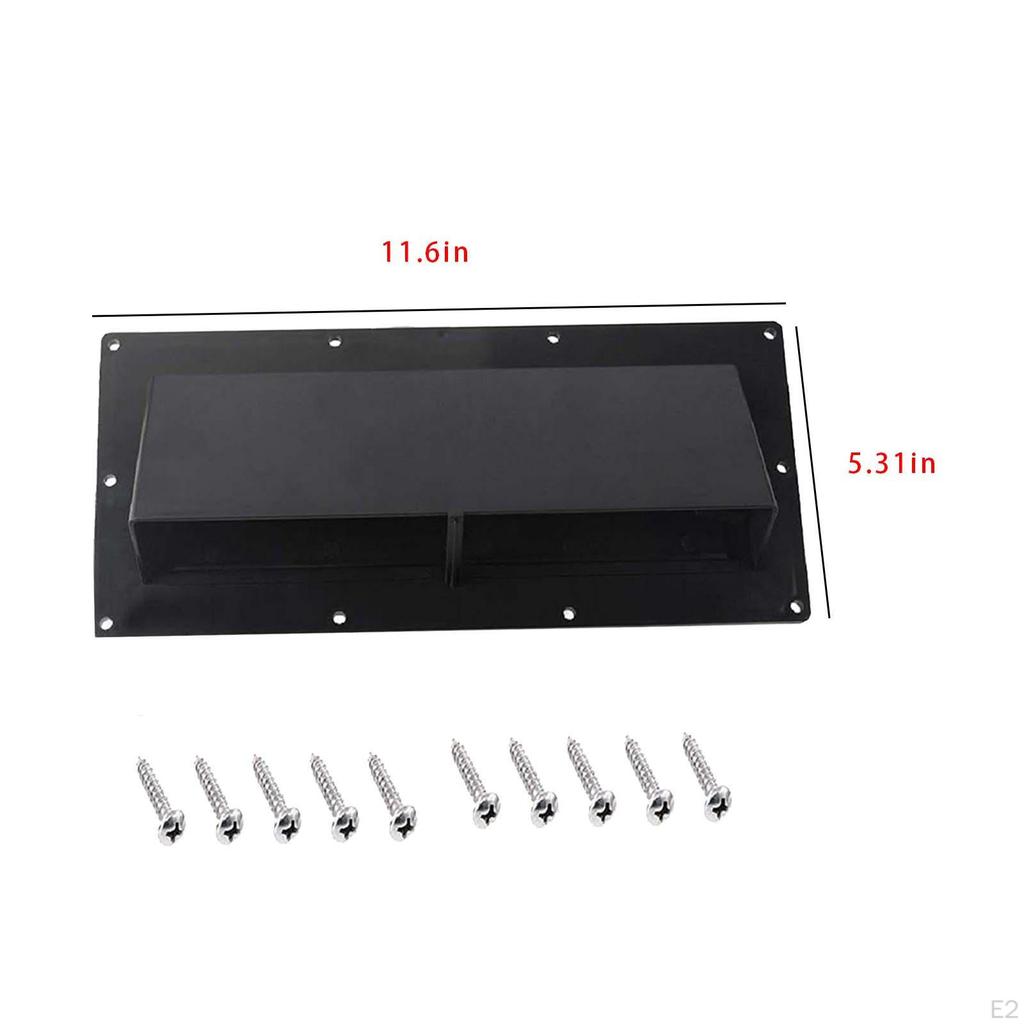 Wohnmobil Dunstabzugshaube Lüftungsabdeckung Langlebig Ersetzt Abluft schwarz