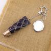 Luxurious Silver Lipstick Net Bag Charm: Stylish Key Pendant for Socialite Women