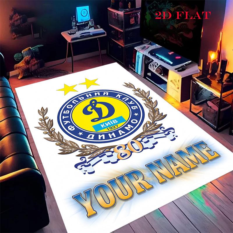 Custom Dynamo Kyiv Carpet Rug for Living Room Bedroom Home Sofa Decoration,Kids play Nonslip Floor Mat