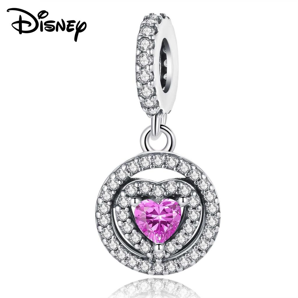 Disney 925 Silver Princess Castle And Minnie Tigger Pendant Beads Suitable For Diy Bracelets Are Girls' Fashion Jewelry