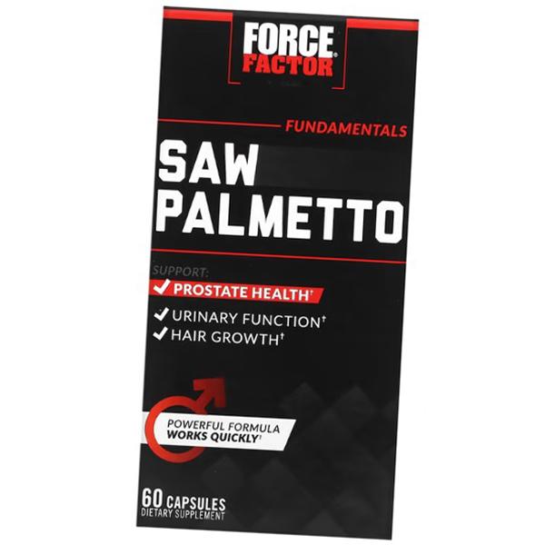 Saw Palmetto Extract, Fundamentals Saw Palmetto, Force Factor 60caps (71641021)