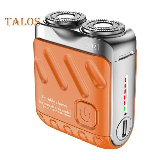 

Мужская электробритва IPX7 Водонепроницаемая Type-C Перезаряжаемая Мини Дорожная Роторная Бритва Портативный Триммер Для Удаления Волос, Бороды Инструмент Подарок Отцу Парню оранжевый