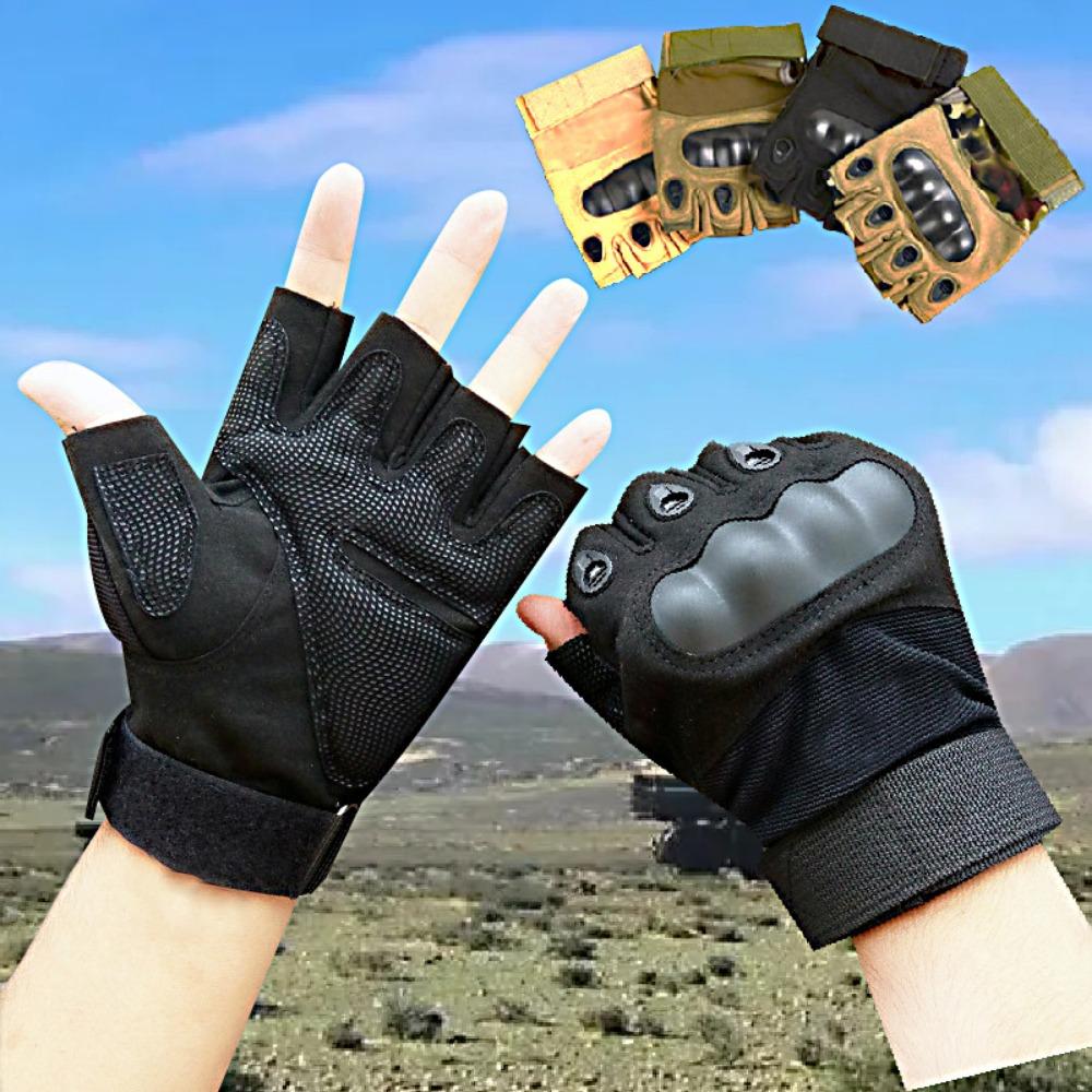 Cycling Gloves Black Hawk Half Finger Gloves