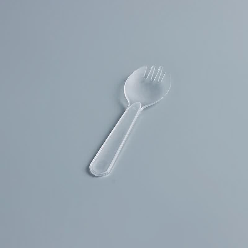Individually Wrapped Disposable Food-Grade Plastic Fork & Spoon