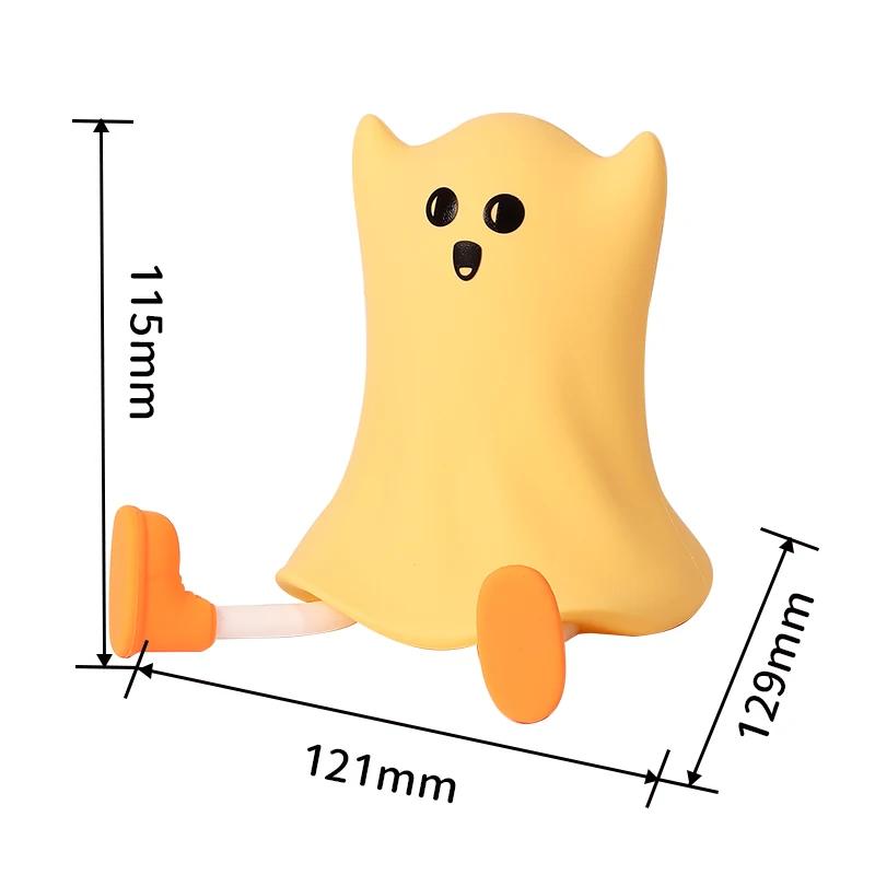 Niedliches Tier Nachtlicht USB Wiederaufladbar Kürbis Monster Nachttisch Nachtlichter Dimmbar Für Kinder Halloween Party Weihnachtsgeschenke