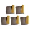 Leather Washable Placemats Set of 5 Non Slip Heat Resistant Table Mats