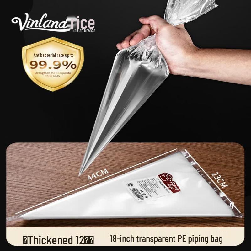 Disposable Baking Piping Nozzle & Bag Set
