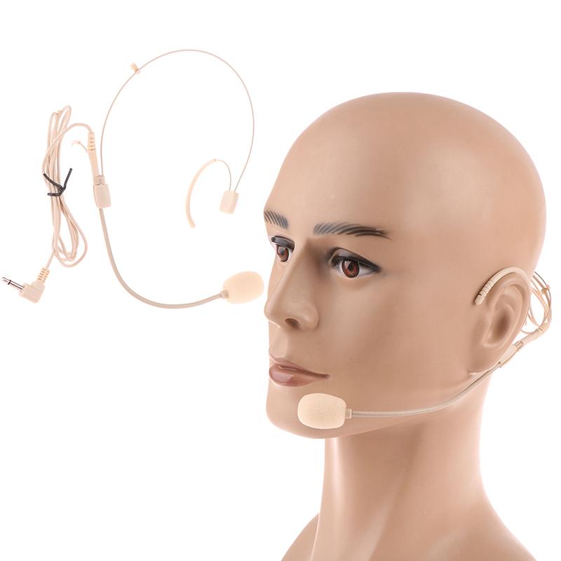 

3.5MM Portable Head Mounted Earhook Wired Headset Microphone Loudspeaker Speech Teaching Conference Stage Performance SpeakerMic