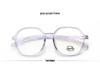2021 Korean Style Trendy Women's Irregular Anti-Blue Light Glasses Frames