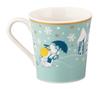 Yamaka Shoten MOOMIN Snowy Way Home Mug, 300ml, Diameter: Approx. 9x9cm, Blue, Moomin Gift for Women, Birthday Gift, Tableware, MM12001-11