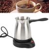 Dual Protection Coffee Maker Machine Pot Silver Milk Pot Electric Heating Coffee Pot  For Kitchen