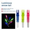 4 bucăți noci iluminate ultra-luminoase, vizibilitate ridicată, ușor de instalat, săgeți cu potrivire universală, tir cu arcul, vânătoare, accesorii noci luminoase