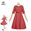 Witch Watch Nico Wakatsuki Cosplay Costume Red Women Dress Halloween Carnival Cosplay Outfits Full Set