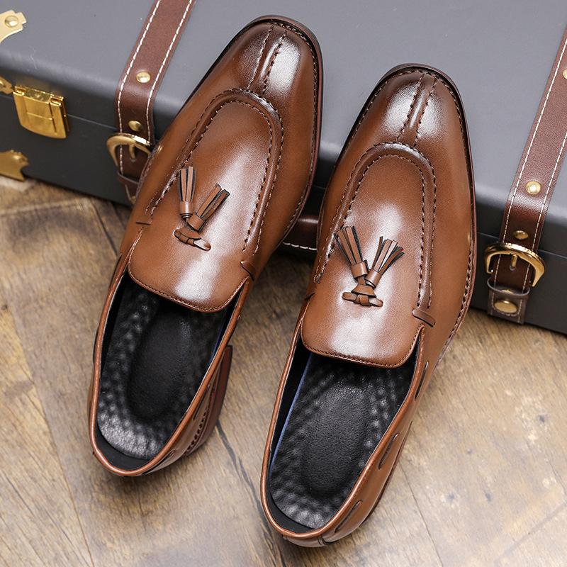 

Осенние деловые кожаные туфли мужские дерби мужские свадебные туфли туфли на платформе повседневные большого размера мужские туфли 46