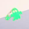 Ghost Double-Sided Reflective PVC Keychain for Night Safety and Cycling