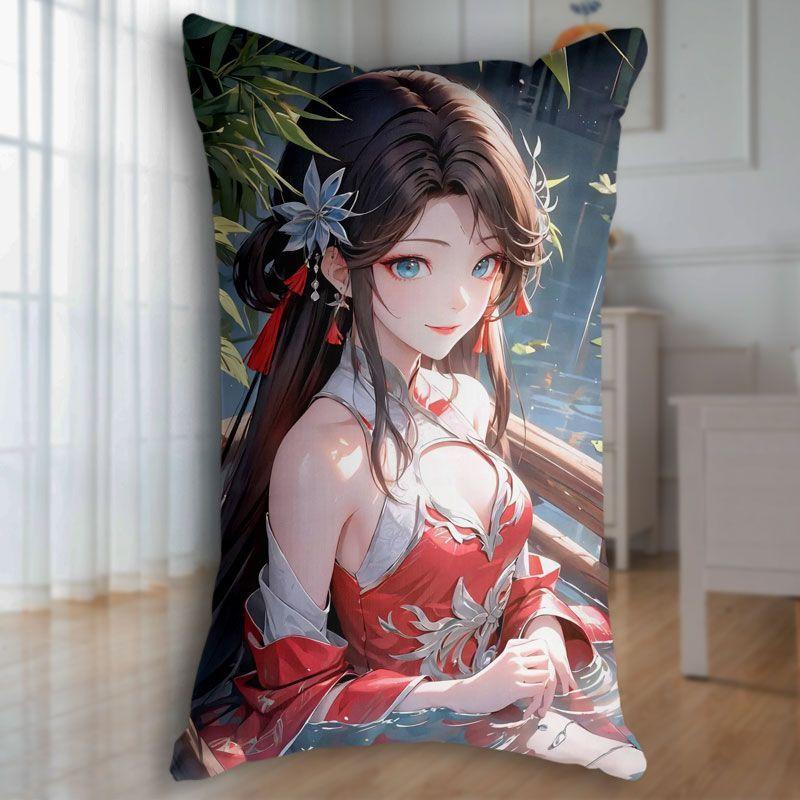 Anime Student Dormitory Room Bedroom Sleeping Pillow Sofa Decorative Cushion