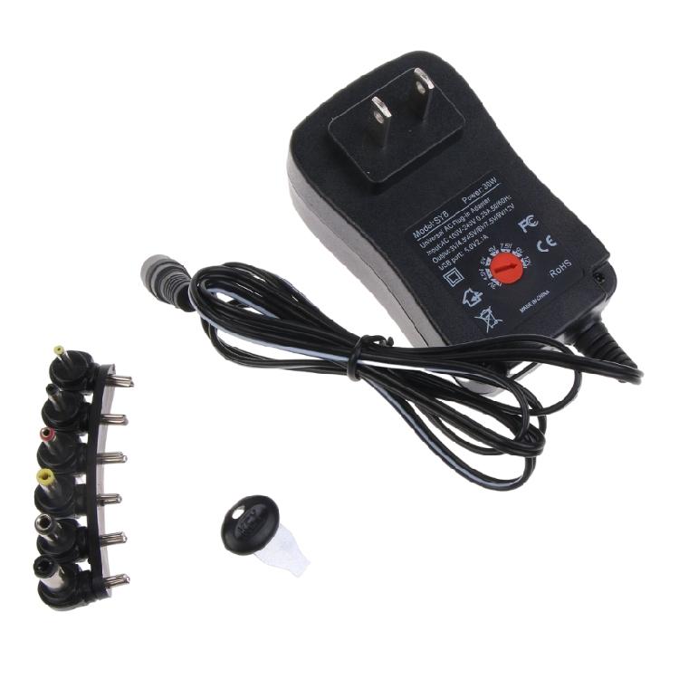 Multifunctional Power Supply Adapter 100-240V AC To DC3-12V for LCD Monitors LCD