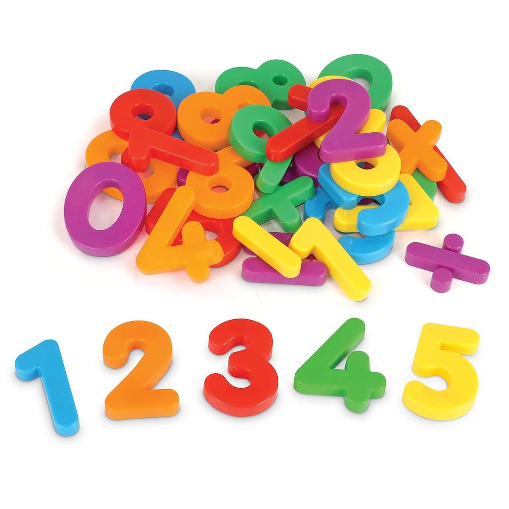 Learning Resources Jumbo Magnetic Numbers Operations Numbers LER 0452 & Magnet, & Symbols,