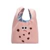 Canvas Embroidered Handbag With Cartoon Art For Daily Casual Use