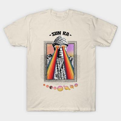 SUN RA ---- Original Psychedelic Design T-Shirt Tops Tees Men's Women's Short Sleeve All Sizes