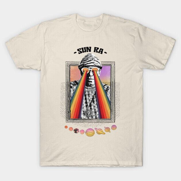 SUN RA ---- Original Psychedelic Design T-Shirt Tops tees Men's Women's Short Sleeve All Sizes